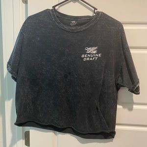 Women’s Miller Genuine Draft Vintage cut off tee
